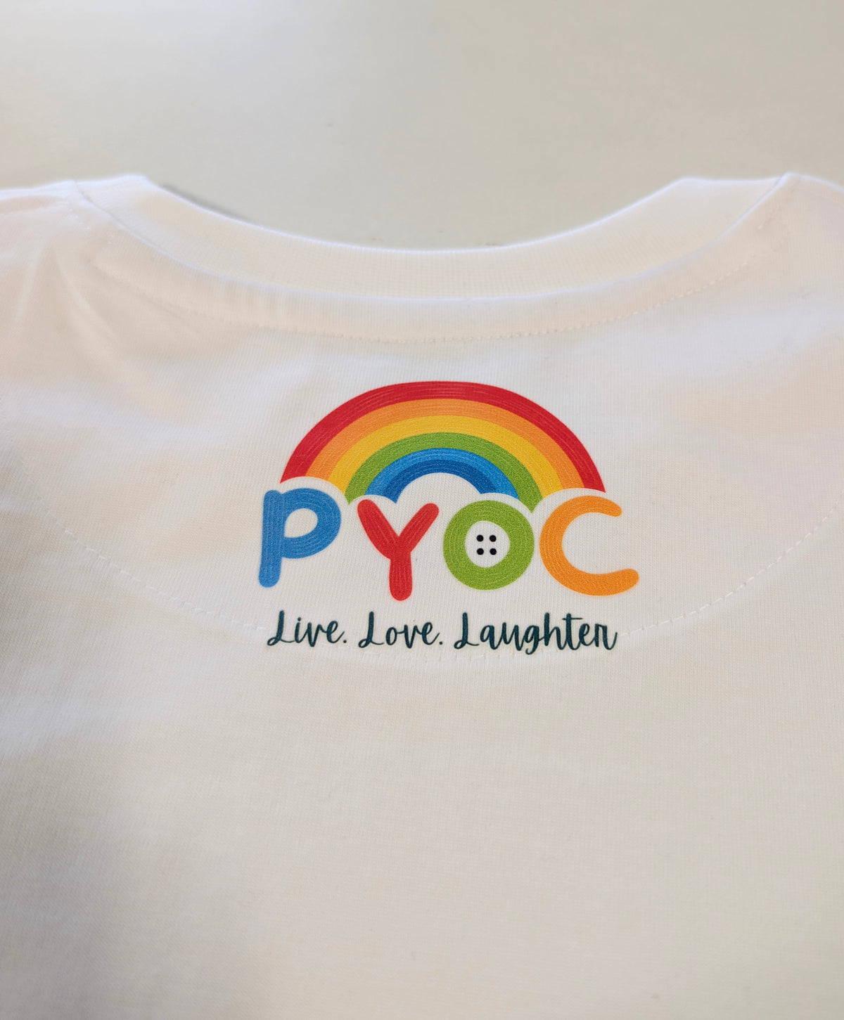 PYOC garment back detail