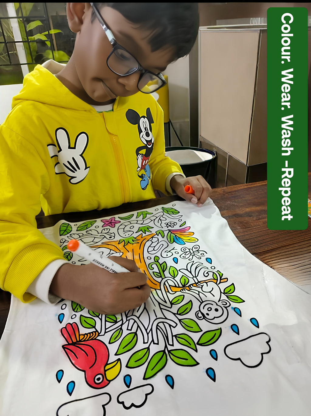 PYOC kids apparel presentation